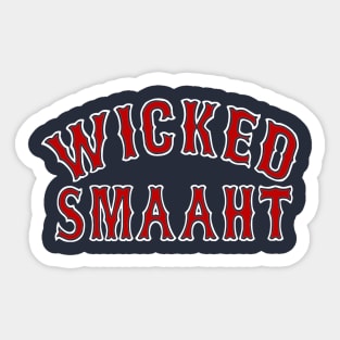 Wicked Smaaht, Boston themed Sticker